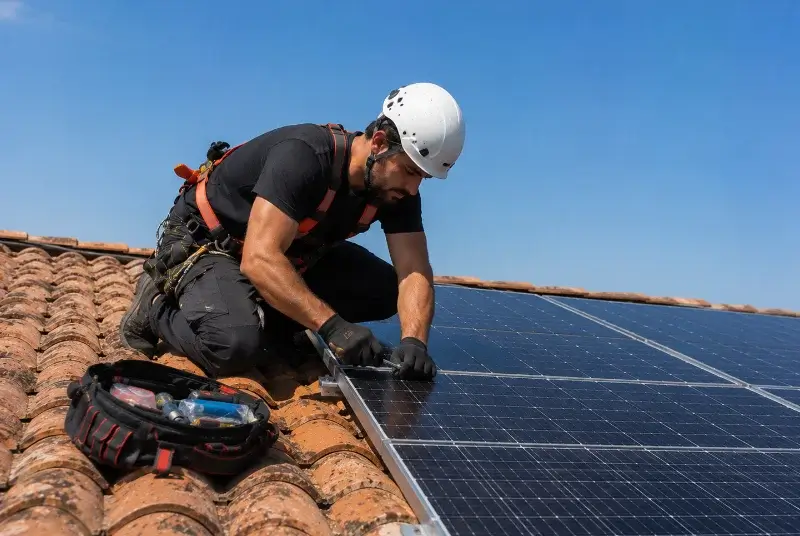 Maintenance et monitoring de panneaux solaires à Lohéac