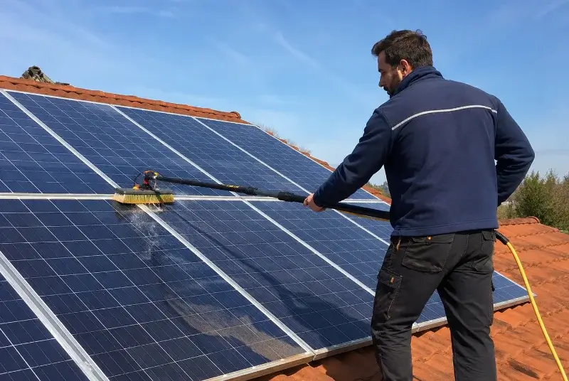 Nettoyage et entretien de panneaux solaires à Lohéac